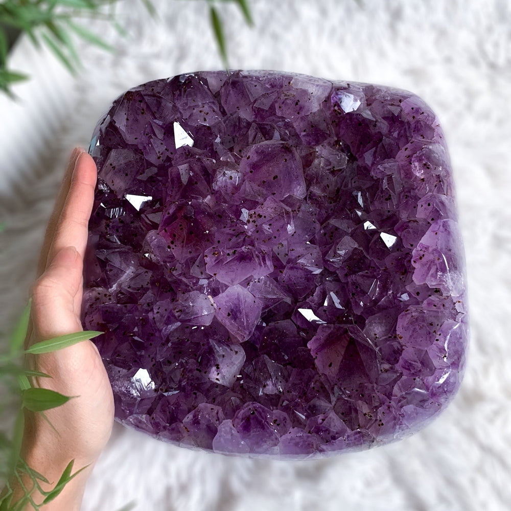 Amethyst Drusenstück 12,75 Kg - SoulGlow - Amethyst, Aura, balance