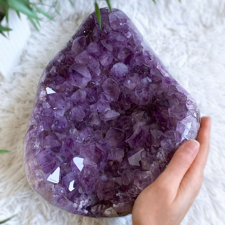 Amethyst Drusenstück 8,7 Kg - SoulGlow - Amethyst, Aura, balance