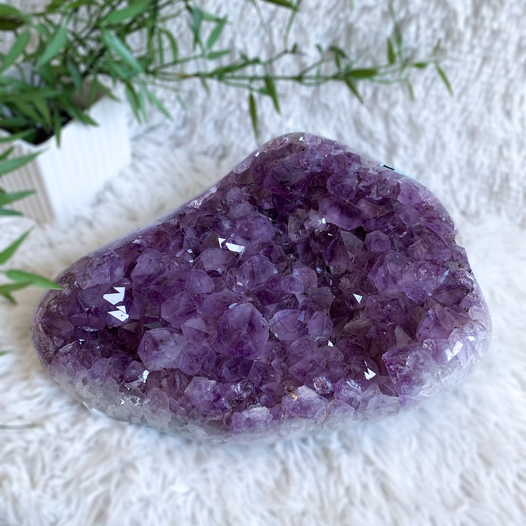 Amethyst Drusenstück 8,7 Kg - SoulGlow - Amethyst, Aura, balance