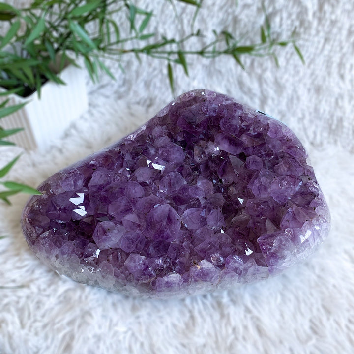 Amethyst Drusenstück 8,7 Kg - SoulGlow - Amethyst, Aura, balance