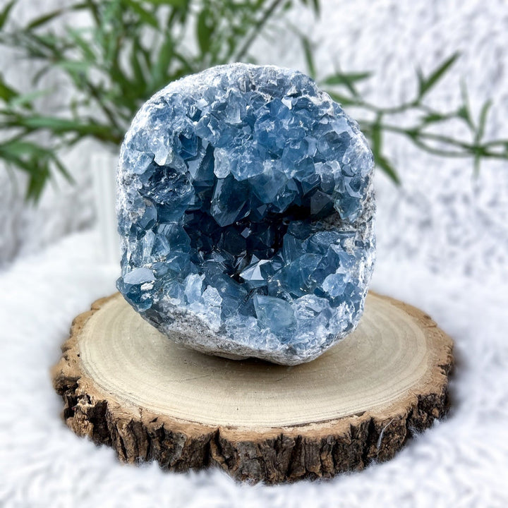 Coelestin Unikat 3,2 Kg - SoulGlow - balance, blau, Coelestin