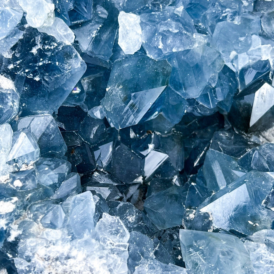 Coelestin Unikat 3,2 Kg - SoulGlow - balance, blau, Coelestin