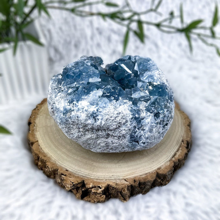 Coelestin Unikat 3,2 Kg - SoulGlow - balance, blau, Coelestin