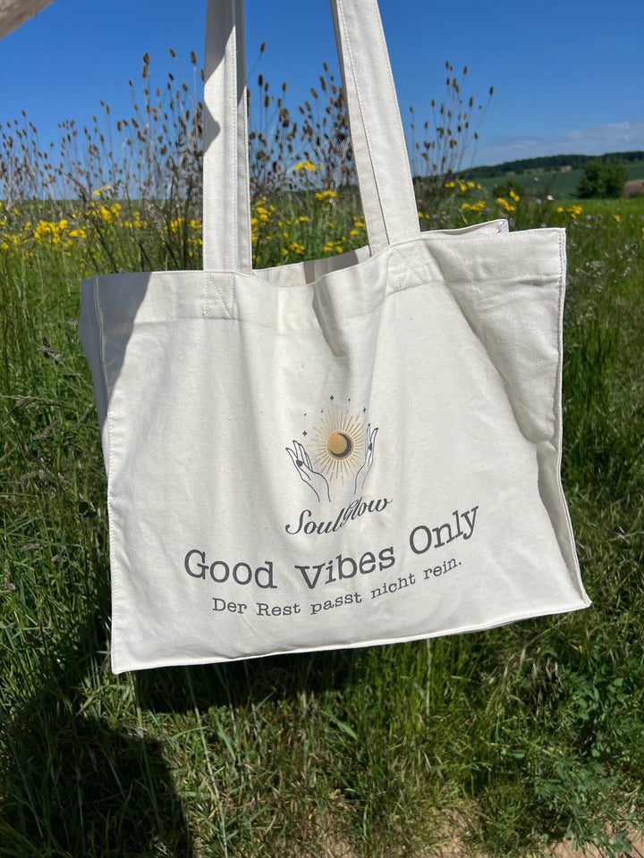 Good Vibes Only - Organic Shopping - Bag - SoulGlow - Englisch, Organic Shopping - Bag, recycelte