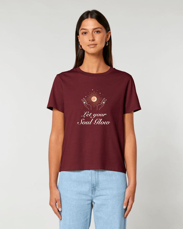 Let your Soul Glow - Ladies Organic Shirt - SoulGlow - Frau, Kleidung, Ladies Organic Shirt