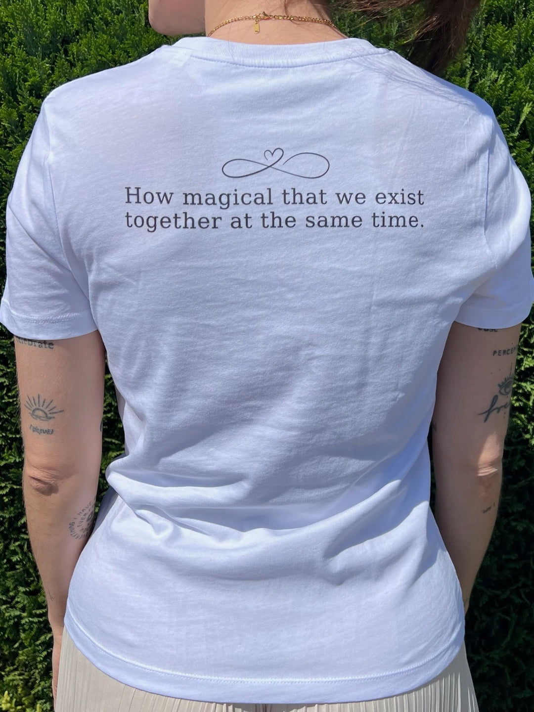 Magical Existence - Fitted Ladies Organic Shirt - SoulGlow - Bio - Baumwolle, Englisch, Fitted Ladies Organic Shirt