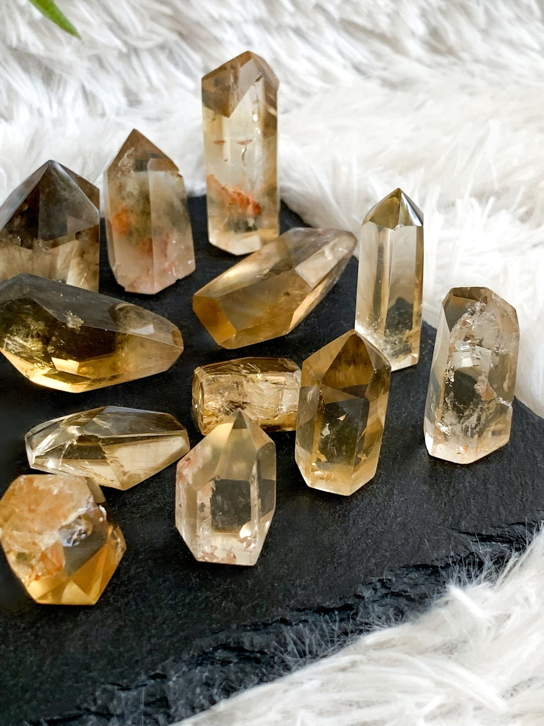 Natur Citrin Kristall - SoulGlow - citrin, Citrin Spitze, Energie