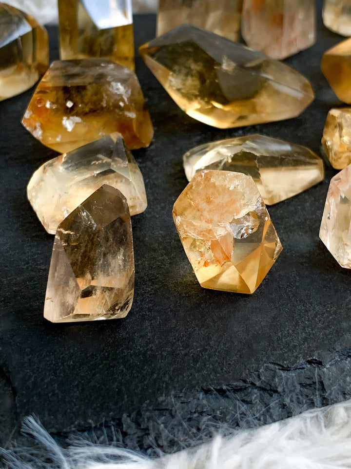 Natur Citrin Kristall - SoulGlow - citrin, Citrin Spitze, Energie