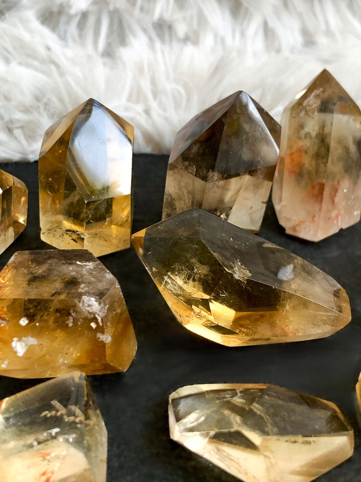 Natur Citrin Kristall - SoulGlow - citrin, Citrin Spitze, Energie