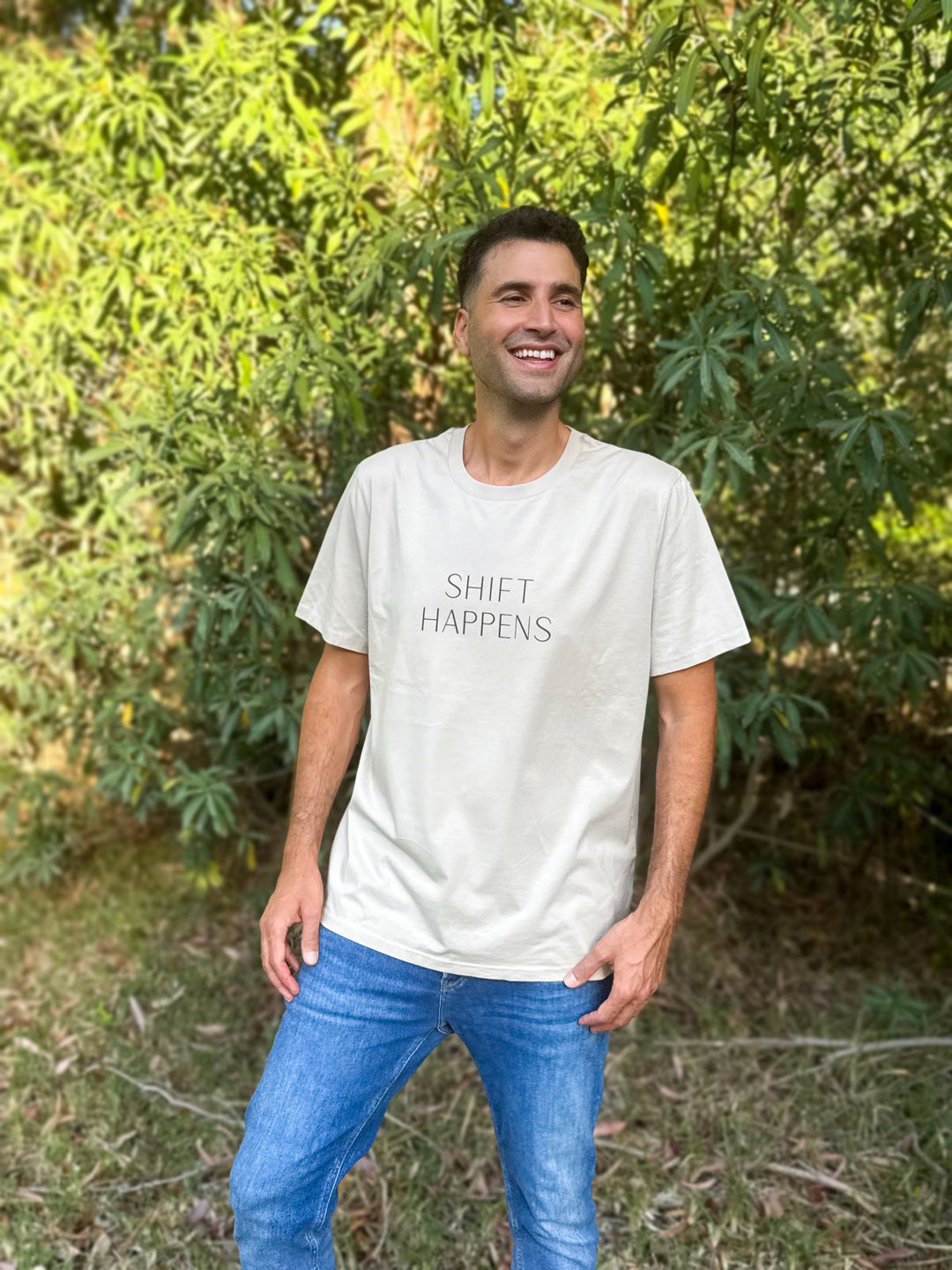 Shift Happens - Unisex Organic Shirt - SoulGlow - Kleidung, Organic Shirt, Schrift
