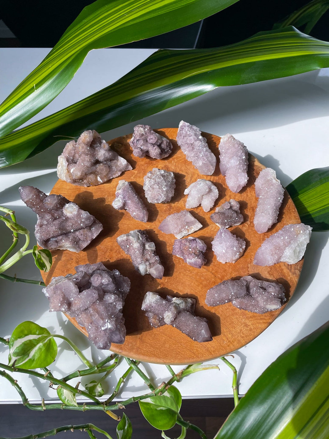 Spirit Quarz, Kaktus Quarz Kristalle - SoulGlow - Heilstein Unikat, Kristall, Liebe