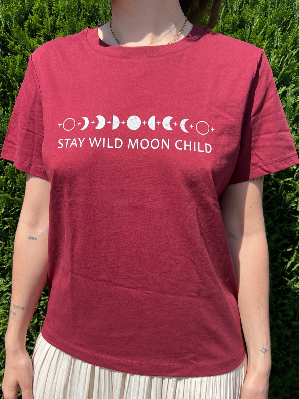 Stay Wild Moon Child - Ladies Organic Shirt - SoulGlow - Bio - Baumwolle, Kleidung, Ladies Organic Shirt