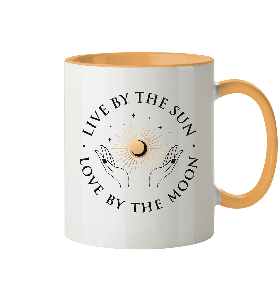 Sun and Moon - Tasse zweifarbig - SoulGlow - Keramik, Kleidung, Mond
