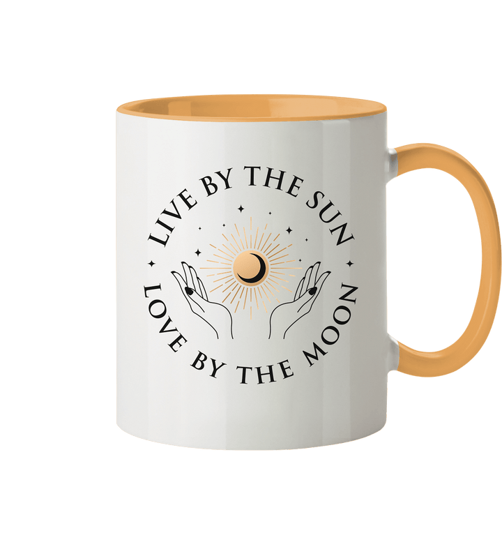 Sun and Moon - Tasse zweifarbig - SoulGlow - Keramik, Kleidung, Mond