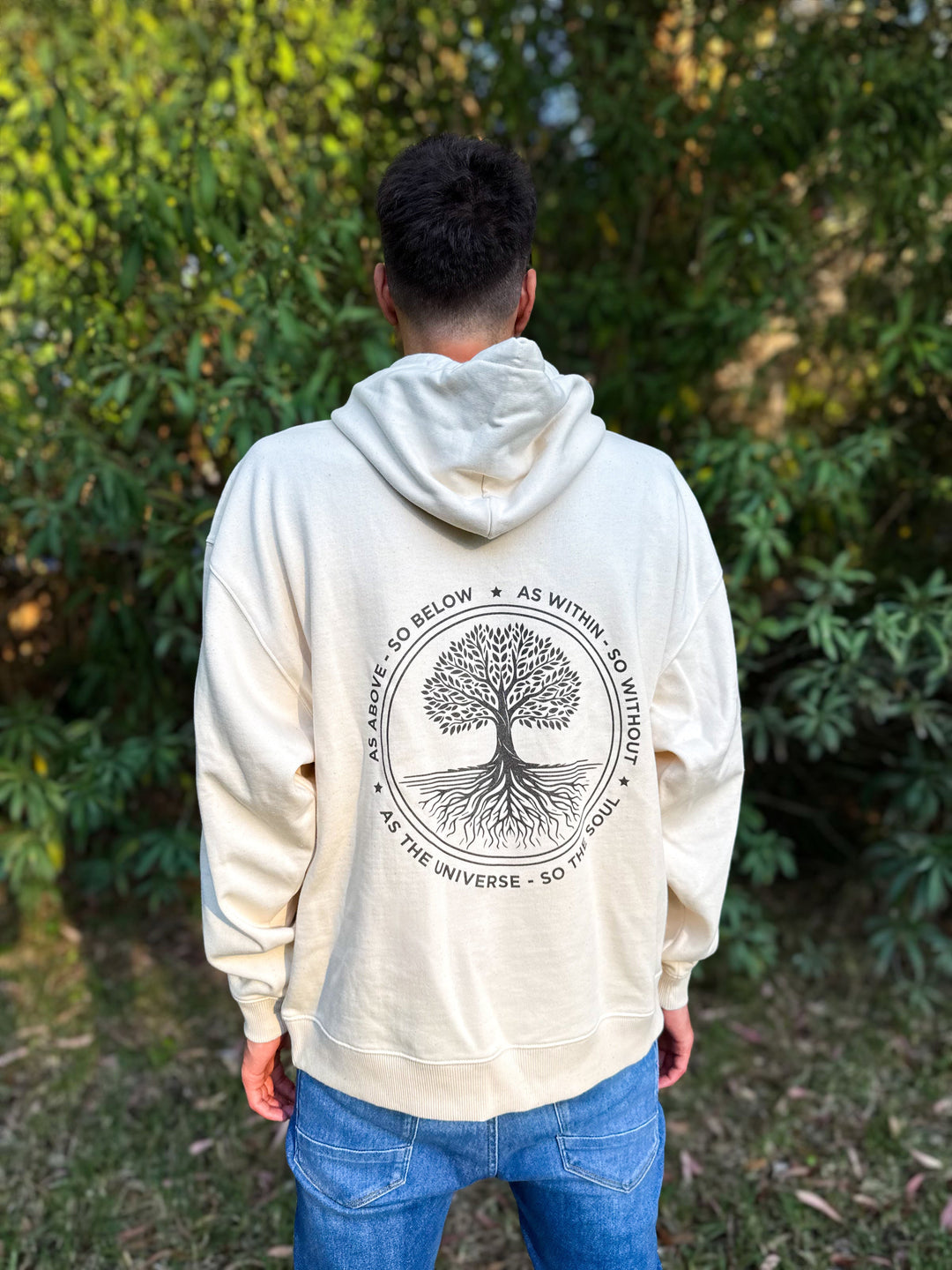 Tree of Life - Organic Oversize Hoodie - SoulGlow - Hoodie, Kleidung, Lebensbaum