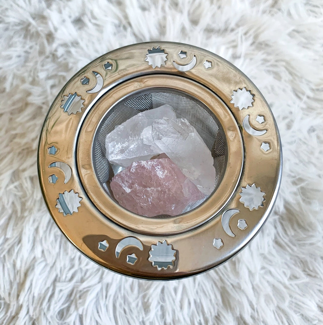 CalmCradle Fruchtbarkeits Armband - Mondstein & Rosenquarz Für Empfängnis