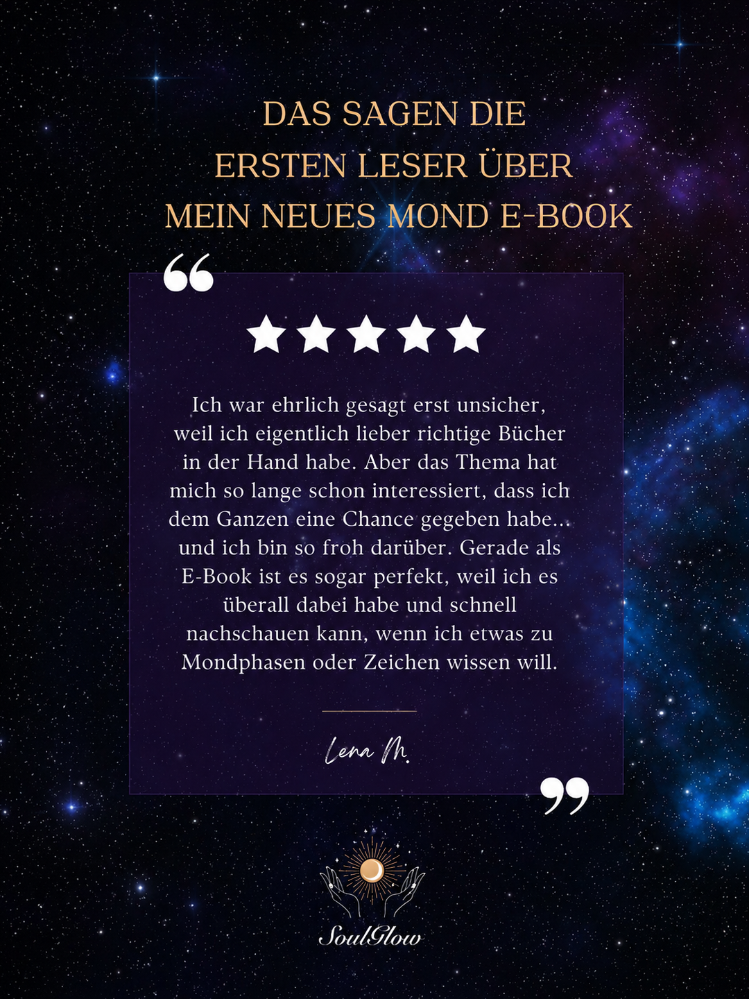SoulGlow Mond-Kompass - Dein Workbook für ein Leben im Einklang mit dem Mond