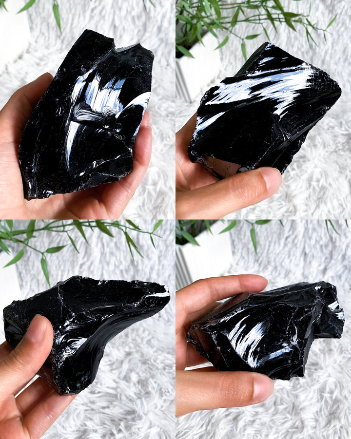 Obsidian Rohstein - SoulGlow - balance, Kristall, not - on - sale