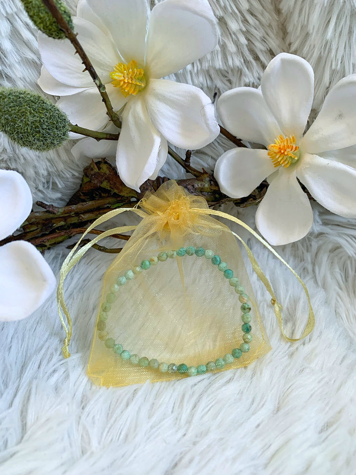 Natur Türkis Armband - SoulGlow - Armband, balance, Energie
