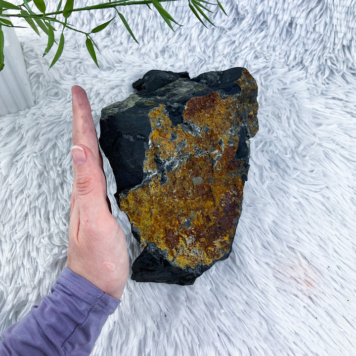 Schungit Rohstein 2,2 Kg Unikat