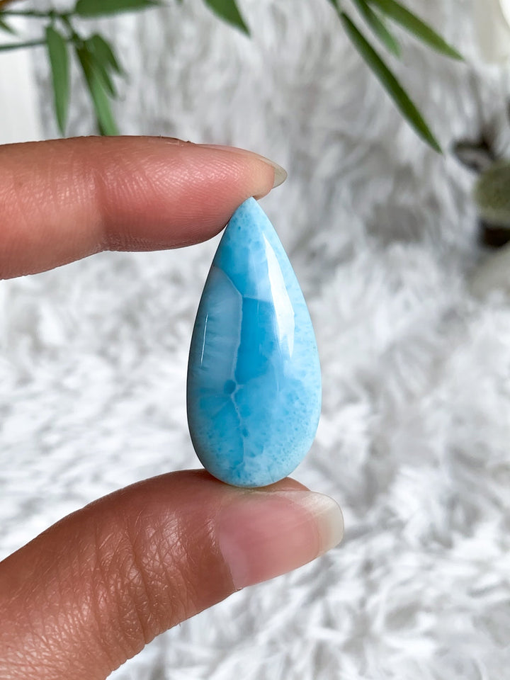 Larimar Anhänger - SoulGlow - Anhänger, balance, blau