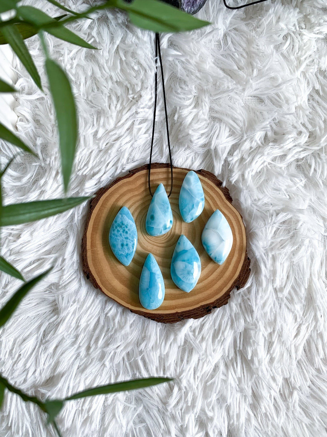 Larimar Anhänger - SoulGlow - Anhänger, balance, blau