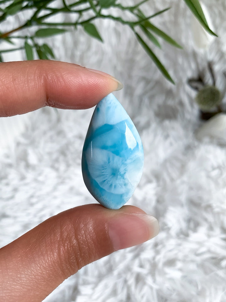 Larimar Anhänger - SoulGlow - Anhänger, balance, blau