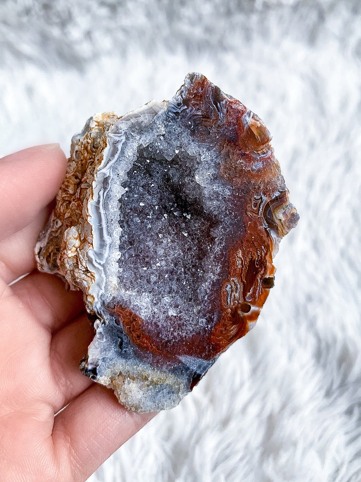 Achat Geode, Glücksgeode - SoulGlow - achat, Achat Geode, balance
