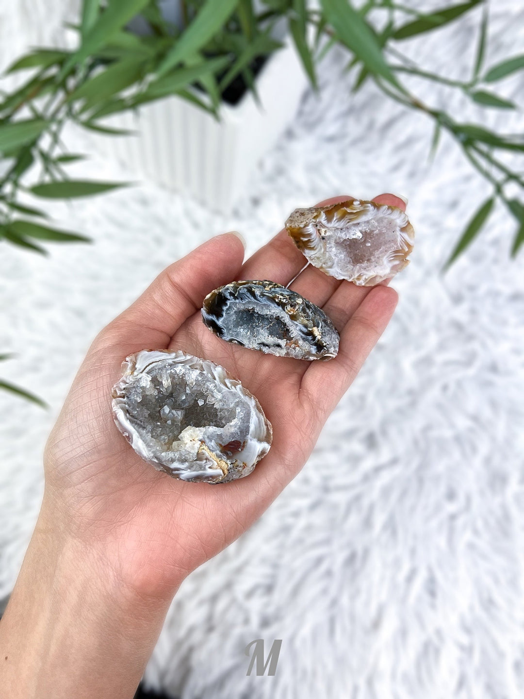 Achat Geode, Glücksgeode - SoulGlow - achat, Achat Geode, balance