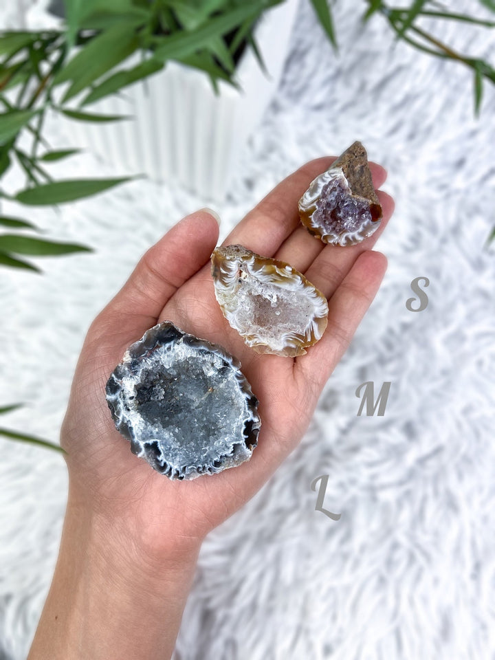 Achat Geode, Glücksgeode - SoulGlow - achat, Achat Geode, balance