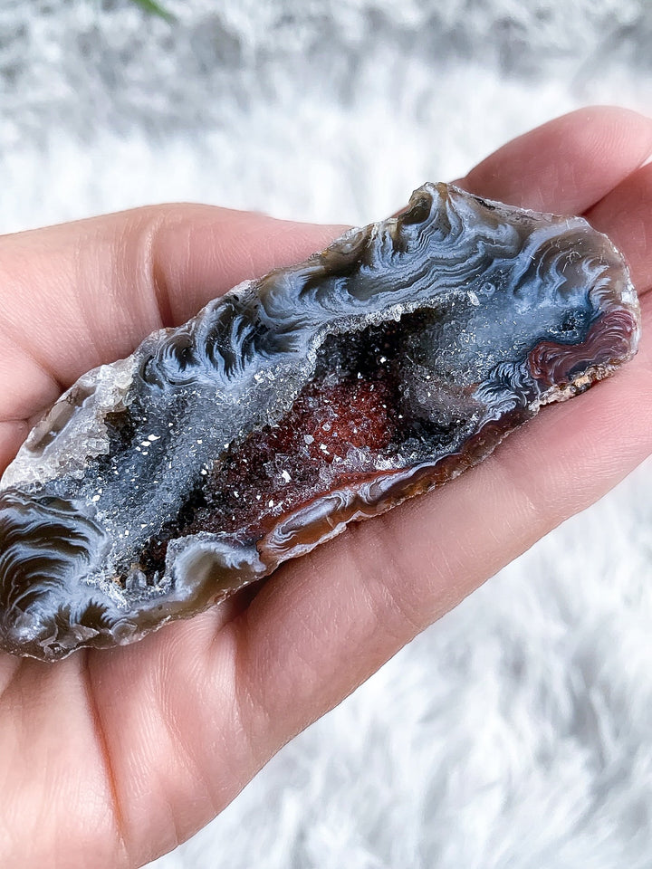 Achat Geode, Glücksgeode - SoulGlow - achat, Achat Geode, balance