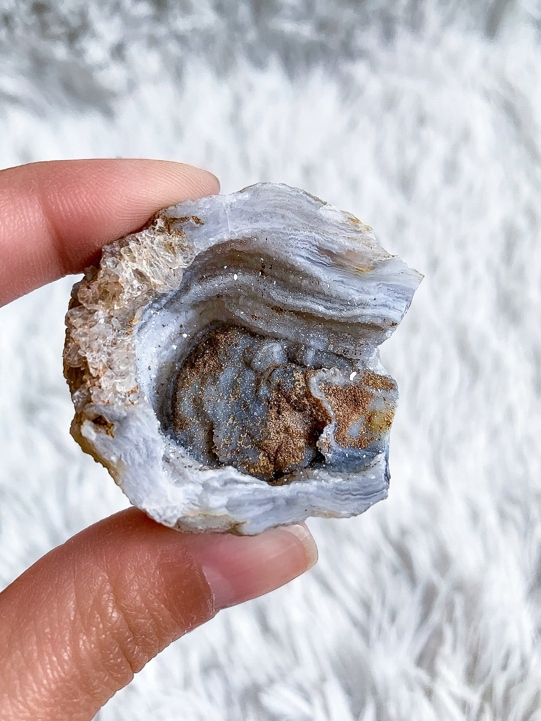 Achat Geode, Glücksgeode - SoulGlow - achat, Achat Geode, balance