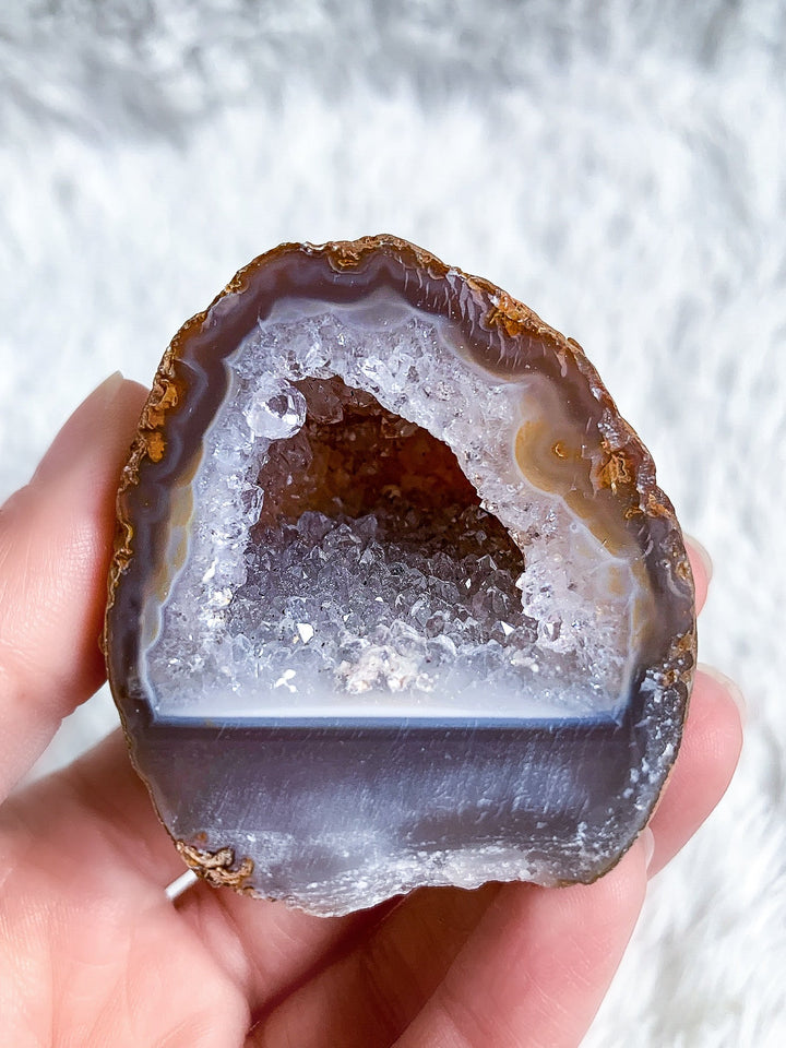 Achat Geode, Glücksgeode - SoulGlow - achat, Achat Geode, balance