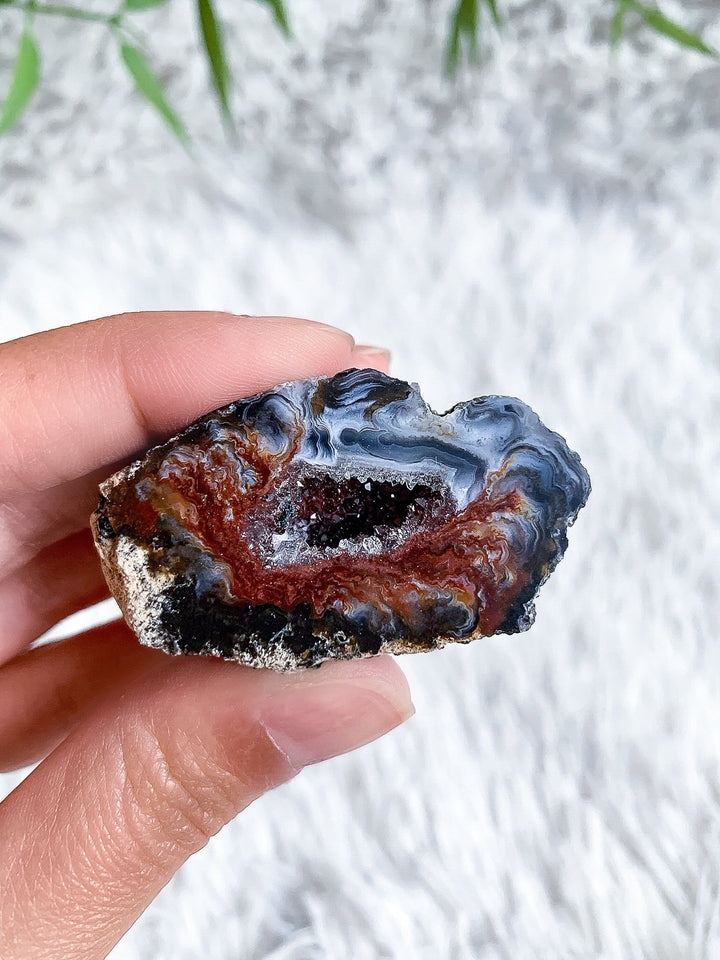Achat Geode, Glücksgeode - SoulGlow - achat, Achat Geode, balance