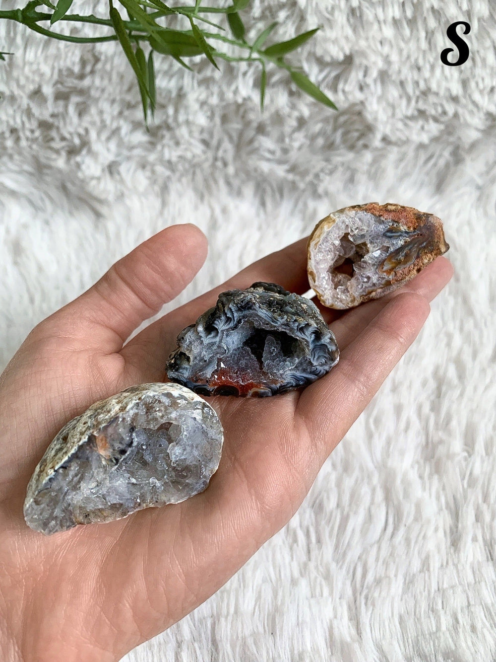 Achat Geode, Glücksgeode - SoulGlow - achat, Achat Geode, balance