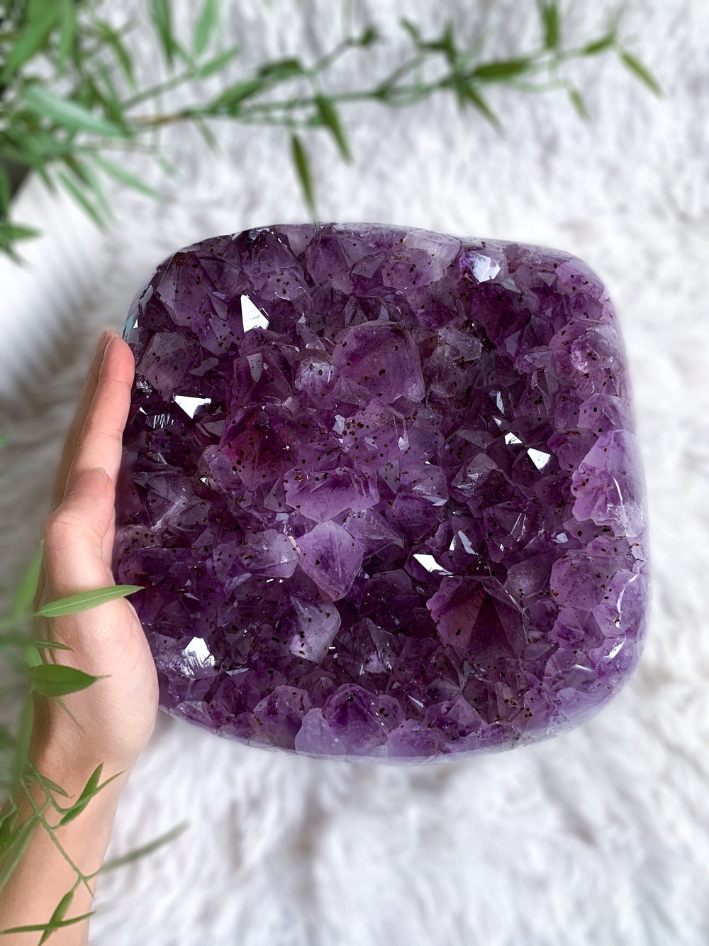 Amethyst Drusenstück 12,75 Kg - SoulGlow - Amethyst, Aura, balance
