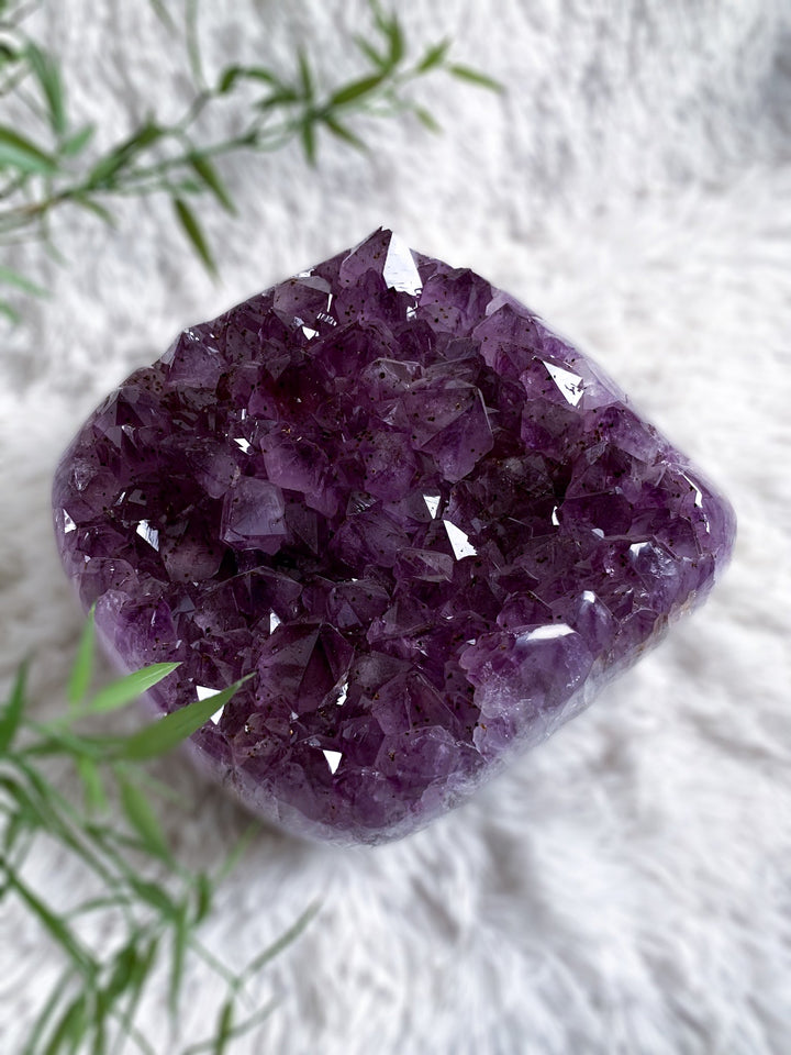 Amethyst Drusenstück 12,75 Kg - SoulGlow - Amethyst, Aura, balance