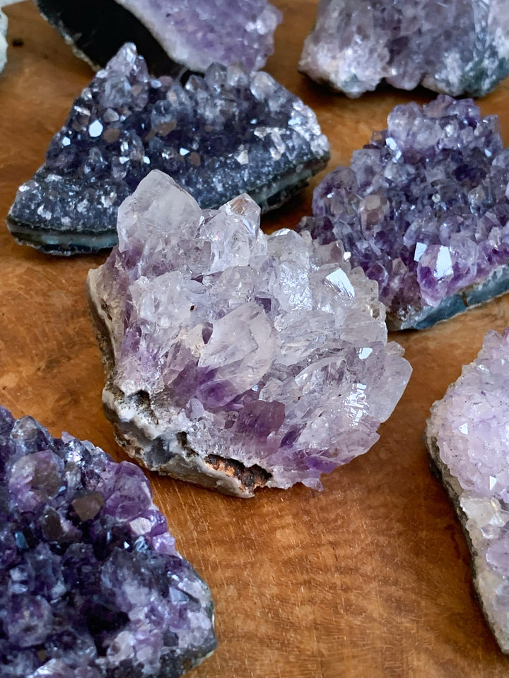 Amethyst Drusenstück S - XL - SoulGlow - Amethyst, Aufladung, balance