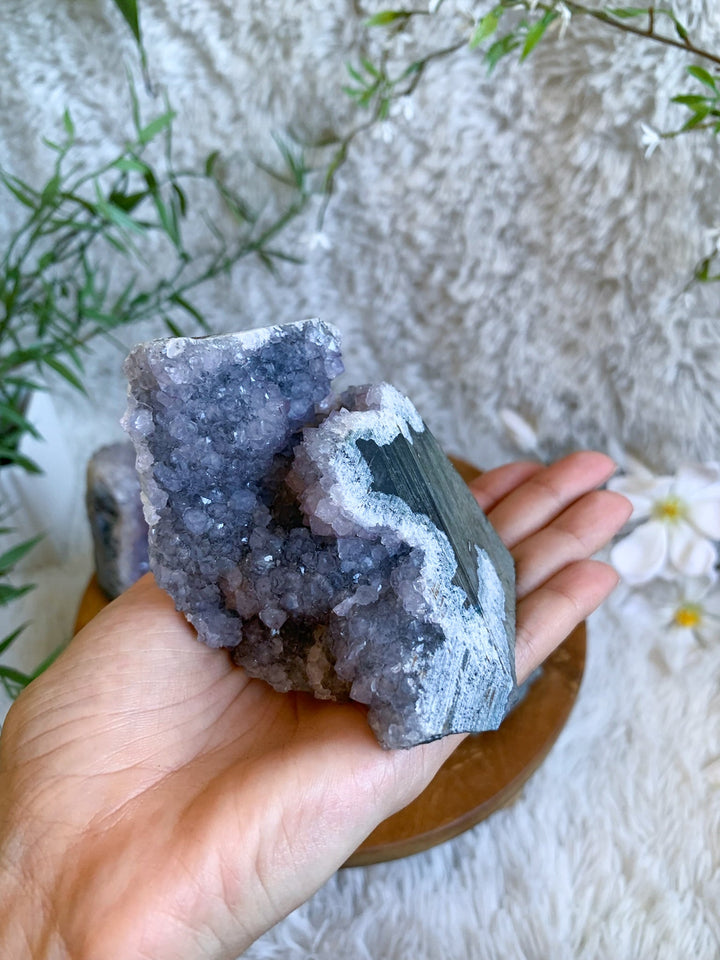 Amethyst Drusenstück S - XL - SoulGlow - Amethyst, Aufladung, balance