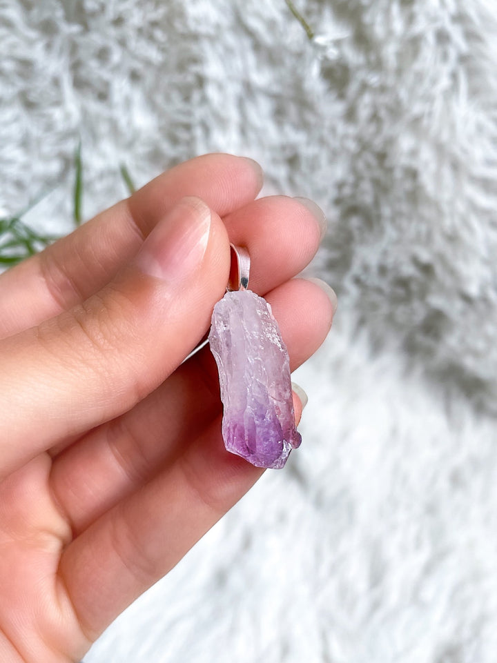 Amethyst Spitzen Anhänger - SoulGlow - Amethyst, Amethyst Spitze, Anhänger mit Öse