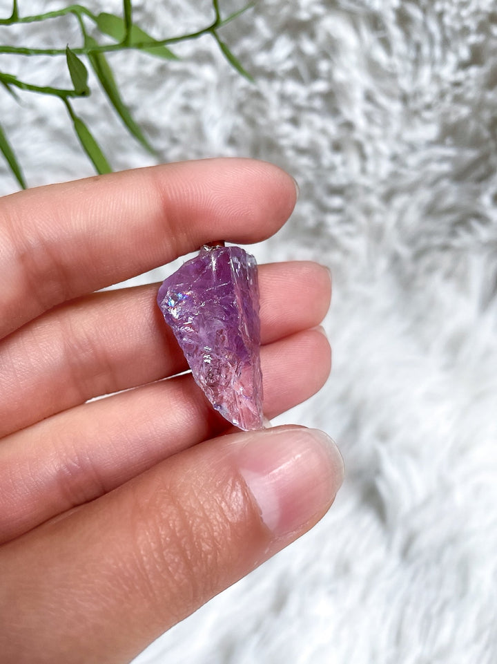 Amethyst Spitzen Anhänger - SoulGlow - Amethyst, Amethyst Spitze, Anhänger mit Öse