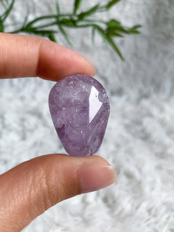Amethyst Trommelstein Anhänger - SoulGlow - Amethyst, Anhänger, balance