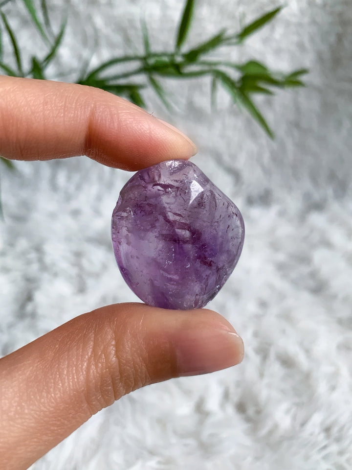 Amethyst Trommelstein Anhänger - SoulGlow - Amethyst, Anhänger, balance
