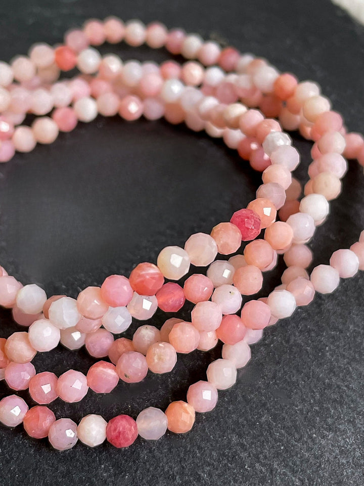 Andenopal Armband facettiert - SoulGlow - Andenopal, Armband, Facettiertes Armband