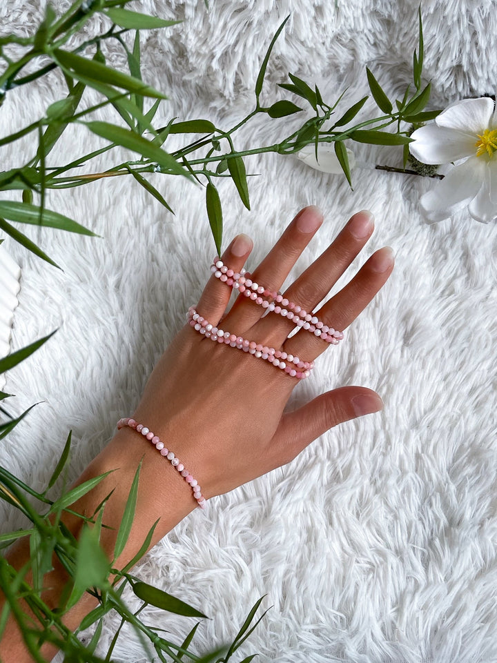 Andenopal Armband facettiert - SoulGlow - Andenopal, Armband, Facettiertes Armband