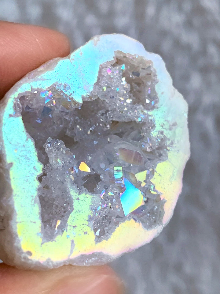 Angel Aura Geode - SoulGlow - Angel Aura, Bergkristall, Energie