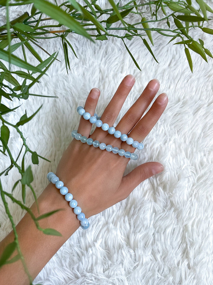 Aquamarin Armband - SoulGlow - Aquamarin, Armband, balance
