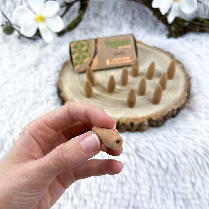 Backflowkegel Vanille - SoulGlow - Aura, Backflow, Kegelhalter