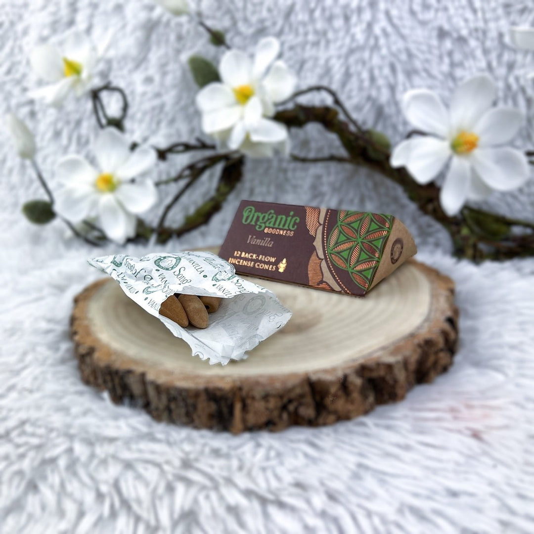 Backflowkegel Vanille - SoulGlow - Aura, Backflow, Kegelhalter