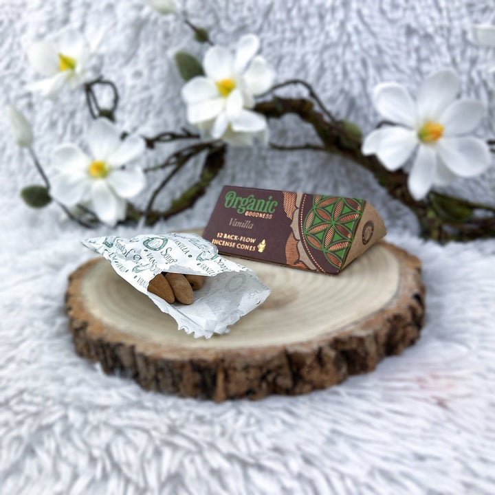 Backflowkegel Vanille - SoulGlow - Aura, Backflow, Kegelhalter